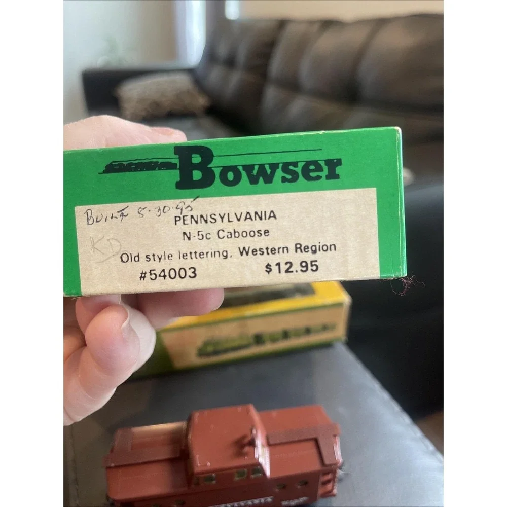 Bowser HO Pennsylvania N-5c Caboose Old‎ Style Lettering Western Region #54003
